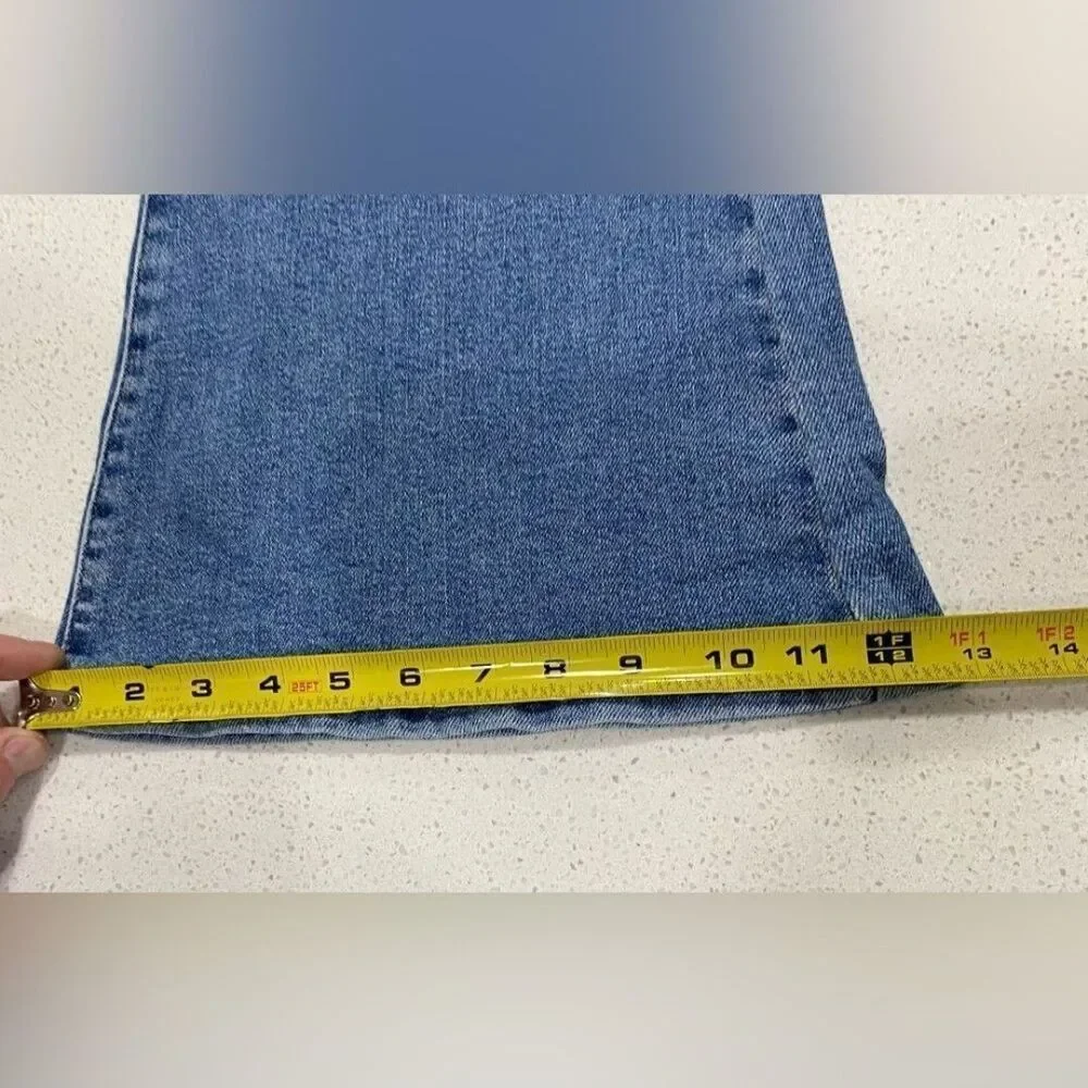 Lee Vintage Modern High Rise Flare Jeans 29x33 NWT Stretch Distressed Denim - Picture 11 of 11